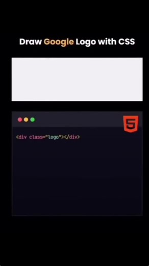 Learn to Draw Google Logo Using CSS Techniques
