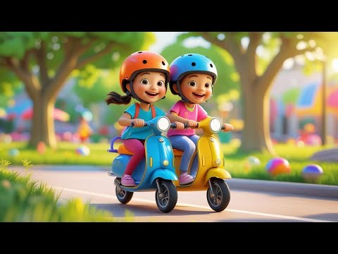 The Wheels on the Scooter | Nursery Rhymes for kids🚐 ‪@CoComelon‬