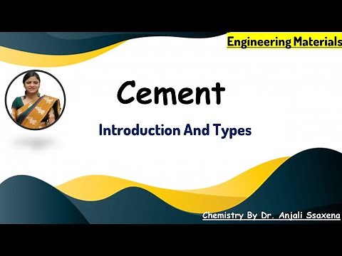 Engineering Materials || Cement || Types and Classification Of Cement || Mortar || Concrete || RCC