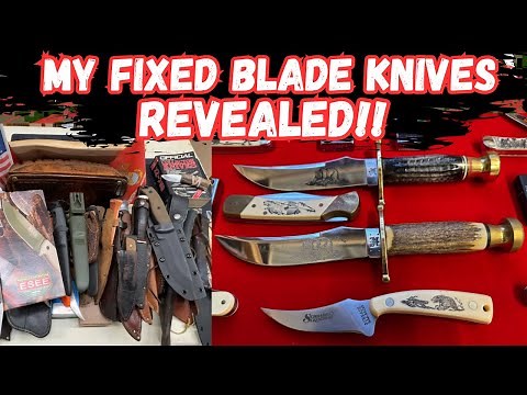 Unveiling My EPIC Fixed Blade Knife Collection!