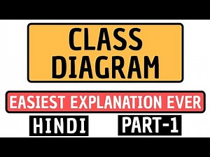 Class Diagram Part-1 Explained in Hindi