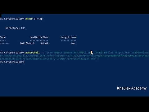 Download files from web using Powershell