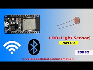 09 LDR(Light Sensor) with ESP32