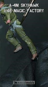 Painting the pilot - A-4M Skyhawk #scalemodel #hobby #scalemodels