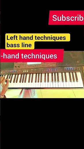 ✅ Easy Left Hand Bass Patterns for Piano – Play Like a Pro! #Shorts