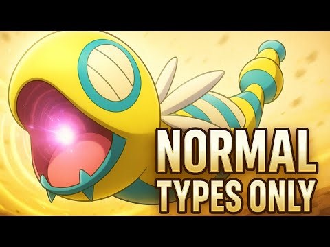 I Used ONLY Normal Types… And They DESTROYED Everything!