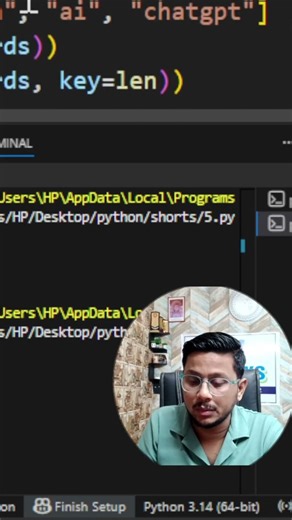 One-Line List Sorting in Python | Super Fast Trick Explained in Hindi (2025) #pninfosys #coding