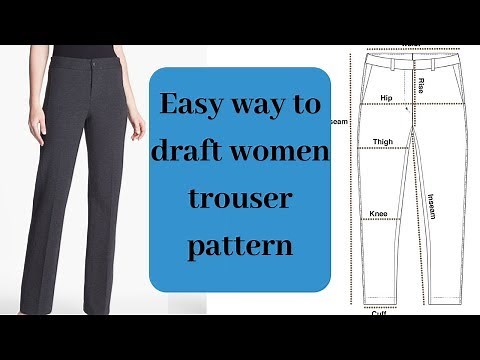 Women trouser | Learn how to make women's trouser [DETAILED]