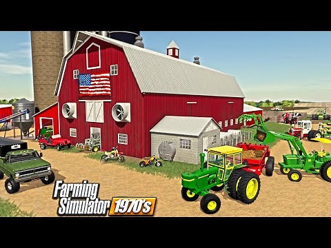 1970's MOVING INTO OUR NEW FARM (ROLEPLAY) FARMING SIMULATOR 19