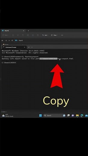 How to Display Battery Report Info in Command Prompt ?