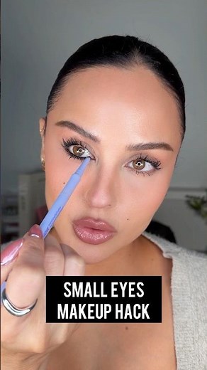 Small Eyes Makeup Hack l Christen Dominique