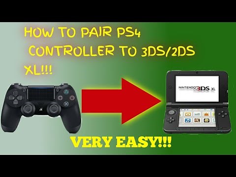 HOW TO CONNECT PS4 CONTROLLER TO 3DS/2DS XL