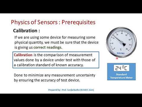What is calibration?