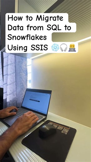 How to Migrate Data from SQL to Snowflake Using SSIS? ❄️ #studyvlog #youtubeshorts #shorts