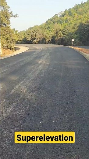 Super elevation of National Highway // Horizontal curve of National Highway