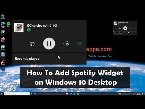 How to Enable Spotify Widget on Windows 10 Desktop | Spotify Widget for Windows 10