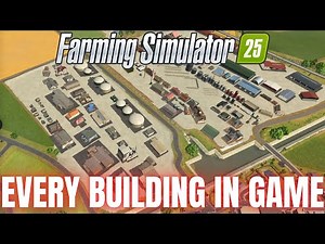 EVERY BUILDING IN BASE GAME - Farming Simulator 25