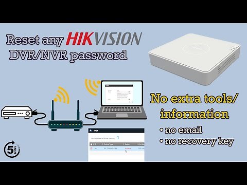 Reset Hikvision DVR NVR admin password in 5 minutes using SADP tool and TFTP. Reinstall firmware.