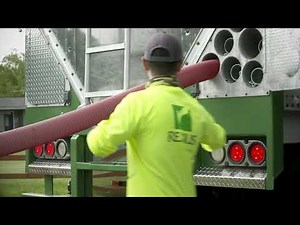 Bark/Mulch Blowing with an EB-60