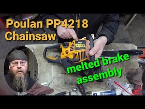 Poulan PP4218 Melted Brake Assembly