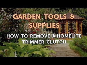 How to Remove a Homelite Trimmer Clutch