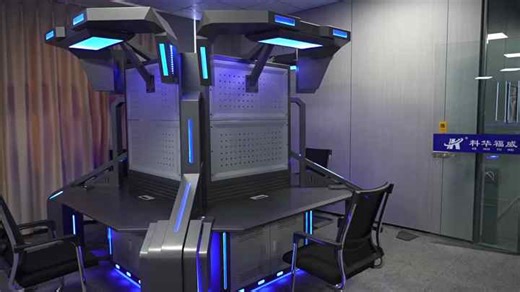 Kehua Fuwei Modern Home Office Industrial Control Room Desks & Security Command Center Console-Stainless Steel Modular Design