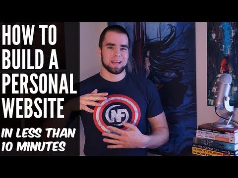 How to Build a Personal Website in Less Than 10 Minutes