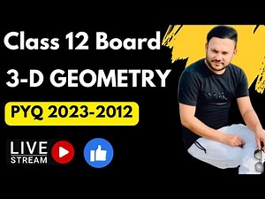 3 - D Geometry || PYQ CBSE 2023 - 2012 || Class 12 | Chapter 11 | Shivang MATHS Academy |