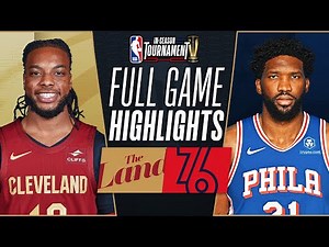 CAVALIERS at 76ERS | NBA IN-SEASON TOURNAMENT 🏆 | FULL GAME HIGHLIGHTS | November 21, 2023