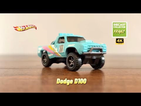 Hot Wheels Dodge D100 1987 – Classic Muscle Truck in 1:64 | Diecast Review