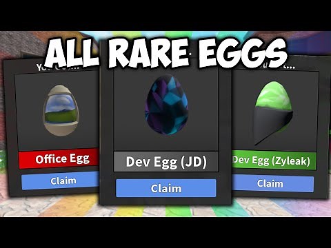 How to Get ALL Rare Eggs in Murder Mystery 2