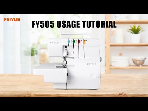 FEIYUE FY505 How to Use a Serger/Overlock Machine | Sewing For Beginners #serger #overlockmachine
