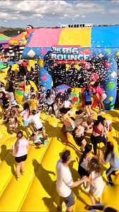 60K views · 109 reactions |  The BIGGEST inflatable event in the world is coming to a city near YOU! Enjoy over 24,000 sq. ft. of bouncing madness, obstacle courses, giant slides, and non-stop FUN! Jump. Slide. Race. Laugh. Repeat!️ Tickets are selling fast! Grab yours NOW before it’s too late! Link in bio!#TheBigBounceAmerica #BigBounceAmerica #Party #Event #BounceHouse #ObstacleCourse #FamilyTime #FamilyFun #GoodVibes | The Big Bounce America | Facebook