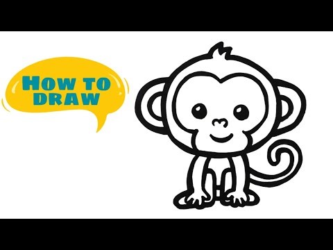 How to Draw Monkey 🐒 Drawing and coloring Monkey Drawing | Painting and coloring for kids & toddlers