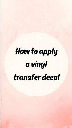 How to Apply a Vinyl Decal Perfectly Every Time | Easy Sticker Transfer for Cars, Cups & Laptops