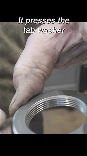 Tab Washer and Locknut Orientation Instruction #pump #repair #mechanic