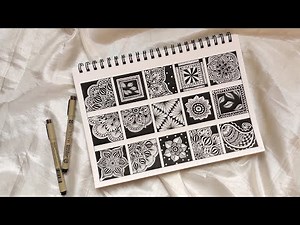 15 Mandala patterns for beginners || mandala patterns for beginners || Zentangle patterns || mandala