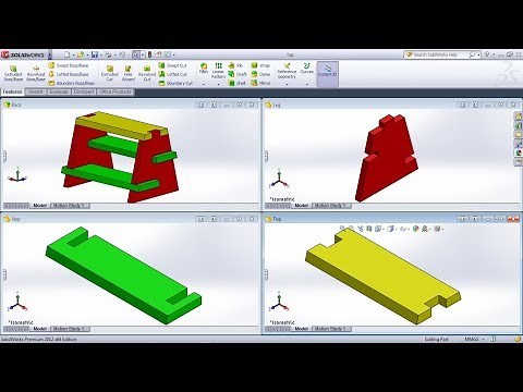 SolidWorks Assembly Exercises for Beginners - 1 | Solidworks Assembly Examples