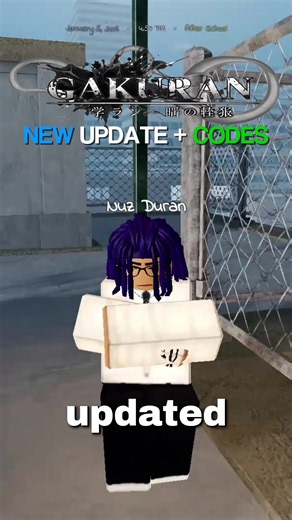 Gakuran NEW Codes 🔥 | #Gakuran #roblox #highschool #codes #update | Roblox