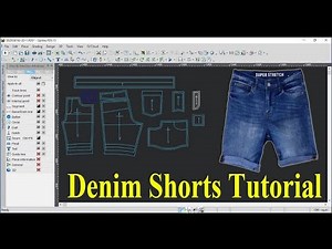How to make Short Pant/Short Pant Tutorial/Denim Shorts Tutorial/ Optitex Pant Tutorial/