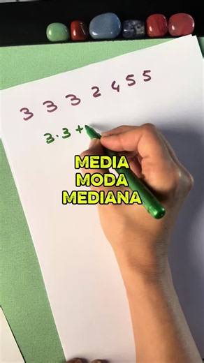 Media, moda e mediana #matematicaconlidia #matematica #math #statistica #esameterzamedia