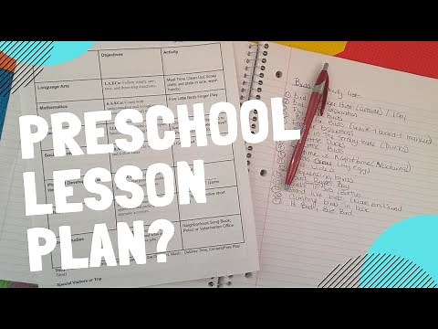 How to Create A Preschool Lesson Plan in 7 minutes?