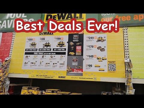 DeWalt Free Tool Promo 2021
