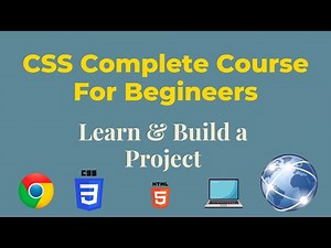 CSS Complete Crash Course for Beginners (2025) | Learn & Build a Project