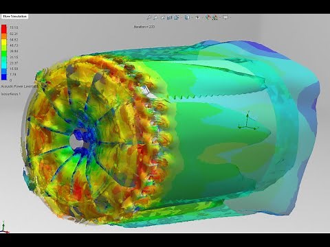 SolidWorks Fan Flow Simulation (Noise Analysis)