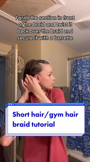 Short Hair Braid Tutorial