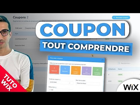 Tutoriel Wix : Créer des coupons de réduction