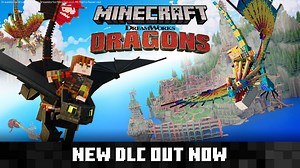 Un DLC du film "Dragons" de Dreamworks dans Minecraft Bedrock - Minecraft.fr