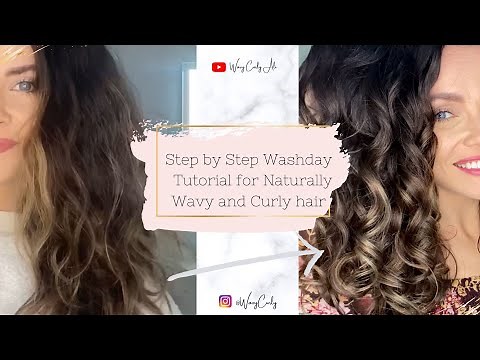 Detailed Wash and Style Routine for Naturally Wavy and Curly Hair