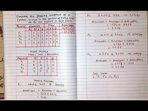 Banker's Algorithm in operating system [Hindi] | Example 2